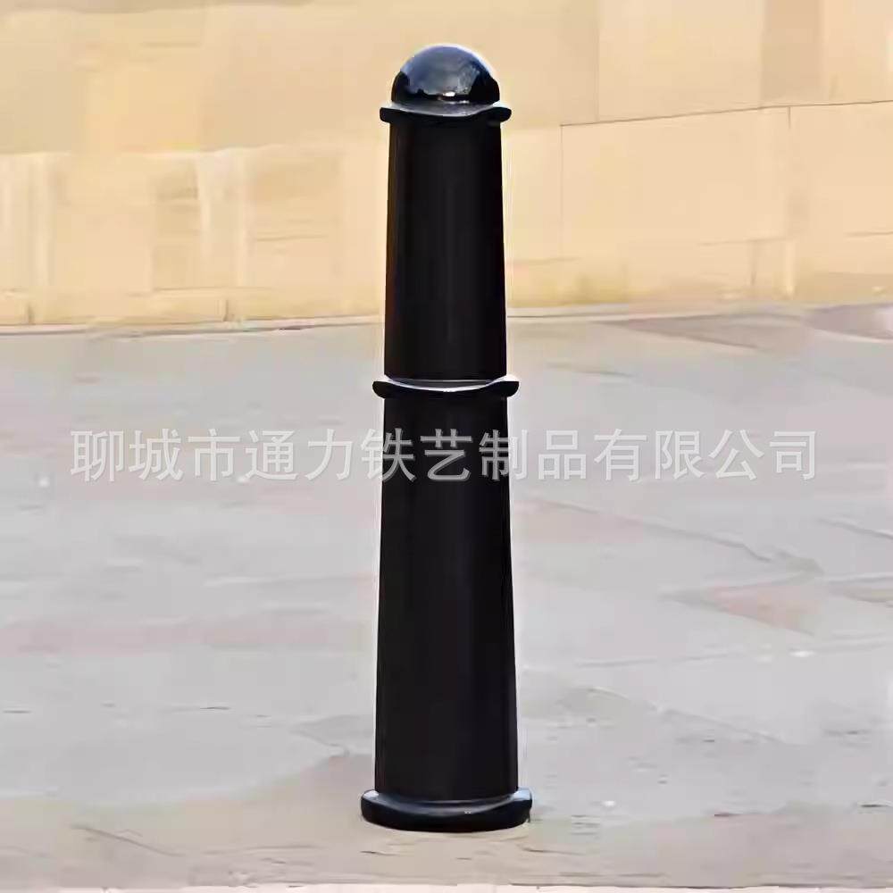 河道铁链护栏广场链条围栏铸铁罗马立柱路桩铁艺柱子道路隔离栏杆