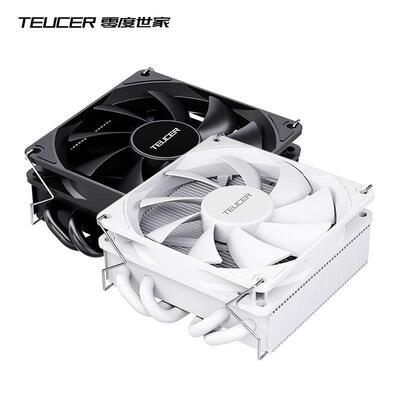 零度世家ITX超薄HTPC6热管115X/1200/1700 AM5 cpu散热器静音风扇