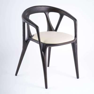 简约北欧实木白蜡木酒店靠背椅子餐椅家用书桌日系Savanna椅洽谈