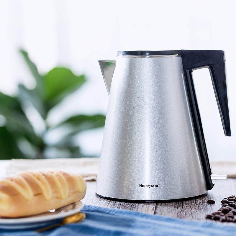 跨境亚马逊 Ebay 星级酒店客房热水壶 strix温控器 双层防烫 1.2L