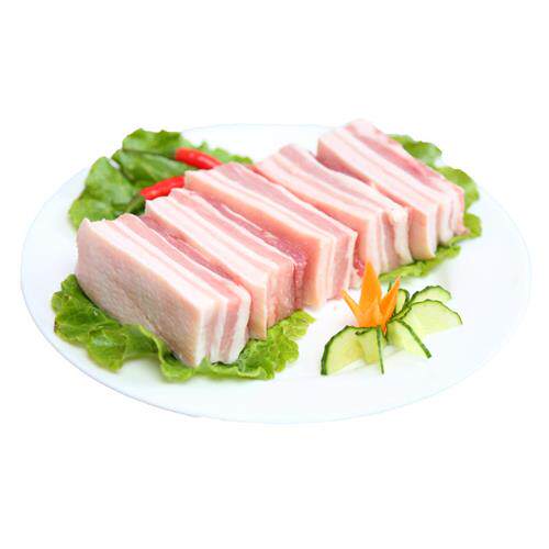 爱森 冷鲜猪肉 新鲜生猪肉 方肉 五花肉500克/盒