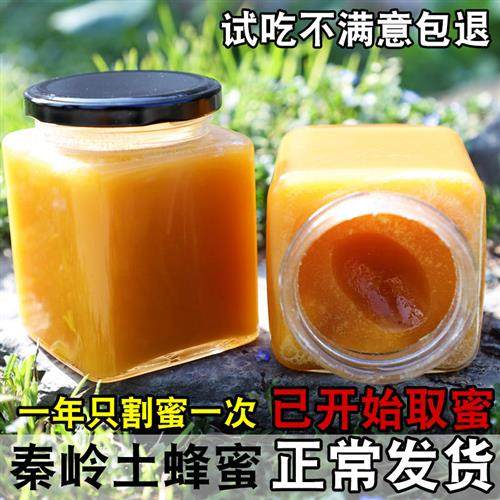 蜂蜜纯正土蜂蜜天然农家野生蜜糖自产深山百花蜜结晶冬蜜正宗百花
