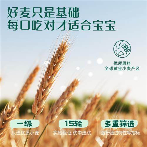 英氏面条婴儿辅食宝宝面条无添加盐英式面条儿童蔬菜碎碎面条7月