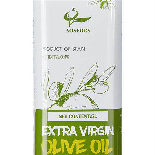 西班牙原装原瓶进口特级初榨橄榄油5L/5升 酸度0.4食用烹饪孕婴