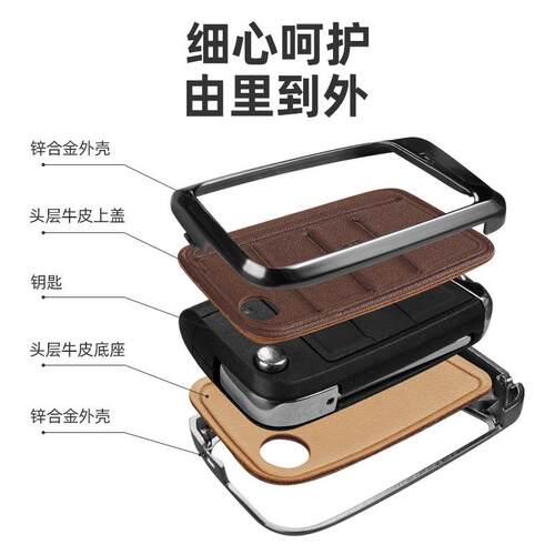 适用于大众钥匙套朗逸凌渡宝来途观速腾polo迈腾帕萨特途岳车包扣