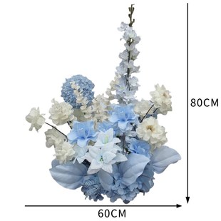 整套千代兰仿真花结婚婚礼路引花屏风地排花点花挂花婚礼绢花路引