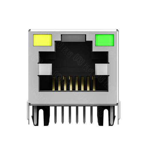 SYT211Q047CD1A4D 口 口朝上集成千兆变压器网口RJ45网络连接器