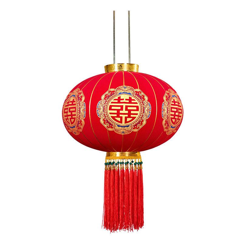 2025新款喜字灯笼结婚户外红灯笼大门口装饰新中式大红灯笼婚挂饰图片