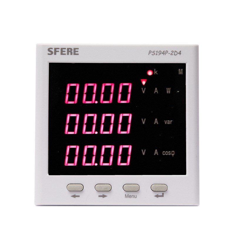 PS194P-2D4带4路模拟量输出交流有功功率表智能数显仪表