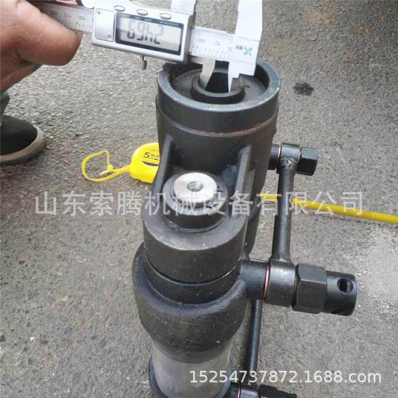 手动双缸煤矿用张拉机 风动双缸锚索张紧机气动张拉千斤顶双缸