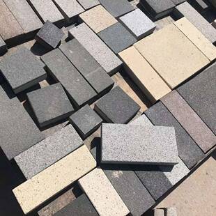 PC仿石砖机人造地铺石成型机械成套设备生态地铺石别墅庭院仿石砖