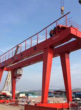 20-500t双梁龙门吊港口用门式起重机跨度22-60米双主梁行车