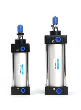 亚德客型SC标准气缸50/63/80/100/125带磁可调行程大缸径气动气缸