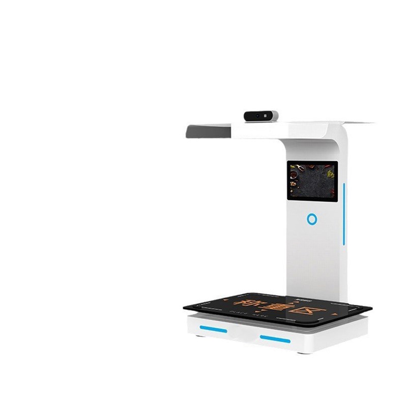 智慧餐厅AI分析快速感应人脸识别智能称重自助扫码结算台式智能秤