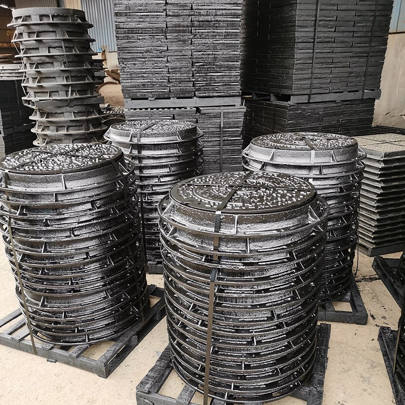 球墨井盖 球墨铸铁雨水井盖 雨水沟盖板 700污水井盖 厂家供应