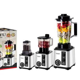 3in1破壁机跨境Blender家用3L搅拌机榨汁绞肉研磨料理碎冰机