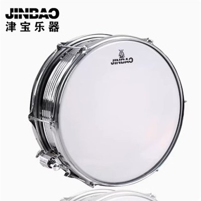 津宝小军鼓钢腔 JBS1051不锈钢队鼓送背带鼓棒行进鼓军乐队小军鼓