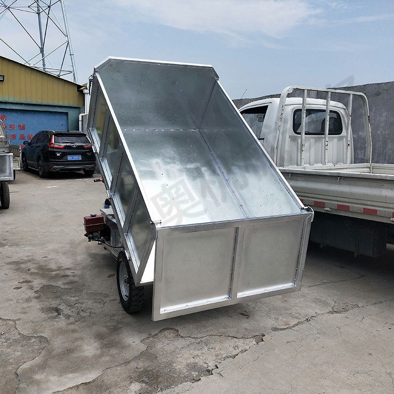 工地拉土运输电动三轮车 矿用电动三轮车 载货载重王电动车翻斗