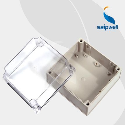 防水接线盒 开关控制盒DS-AT-1717-1透明盖防水盒 塑料防水端子盒