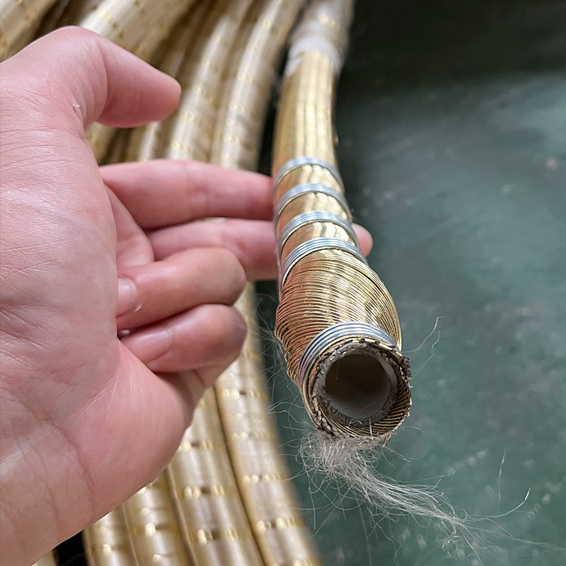 大口径超高压四氟编织管四氟波纹管工业化工管道塑料管大型塑胶管