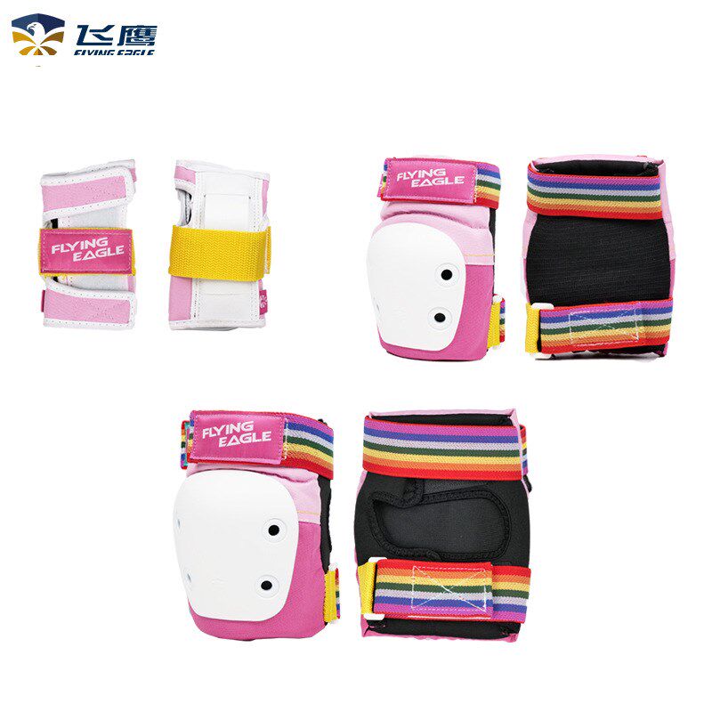 飞鹰Valiant勇士儿童护具套装轮滑滑板单车男女防摔护具六件套