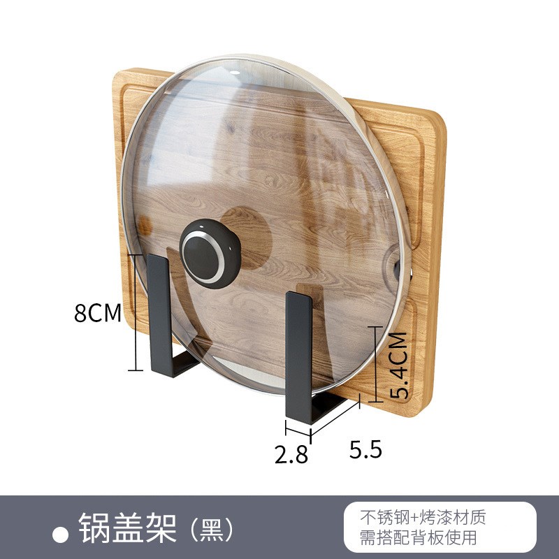 免打孔不锈钢洞洞板置物架厨房壁挂挂钩墙上搁板浴室阳台收纳架子