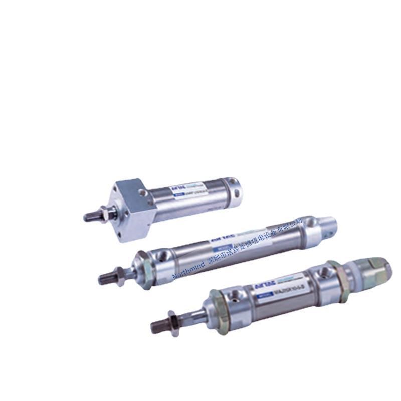 亚德客不锈钢迷你气缸双轴双出复动型气缸MAD16/20/25/32/40X25-S