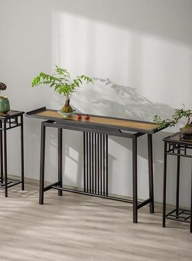 中式玄关厅条案端ITF景台仿古简架约小新案几供桌客门厅柜靠墙窄