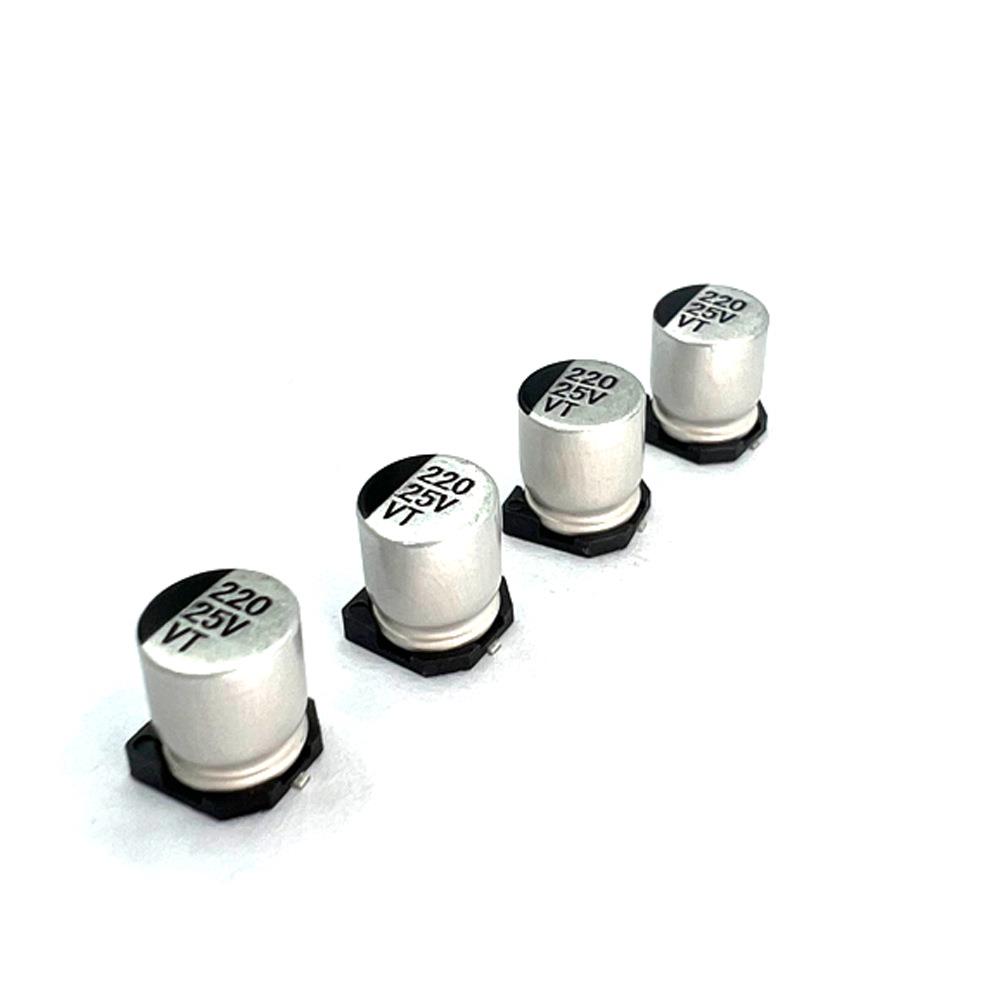 25V销220UF6.3x7.7mm贴片贴铝电解电电容直25KKUV系列片解电容