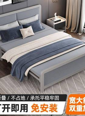 折叠床家用人单人易加固耐TTJ简用午休出租屋成人木板床床双板床