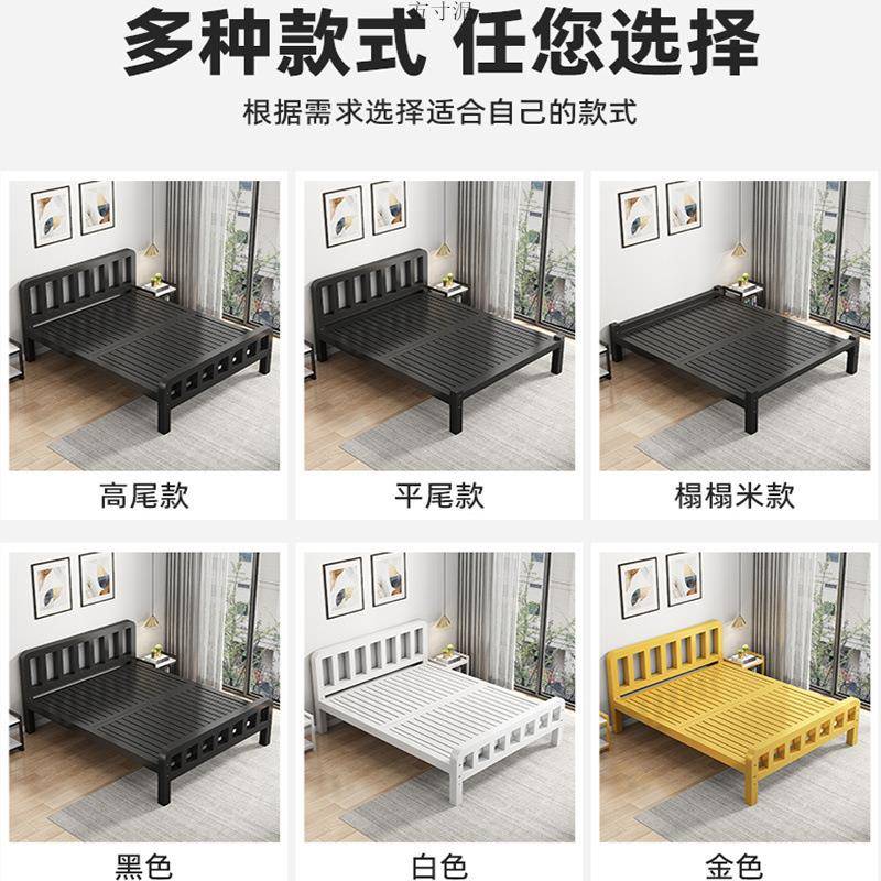 铁艺床双床家用.厚米加人加固铁床PSV单人不钢锈床.出租房铁架床