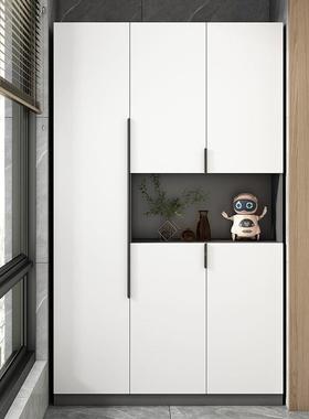 现代阳储柜防晒多层肤感门衣柜OSB台杂物柜收纳欧板松大物容量飘