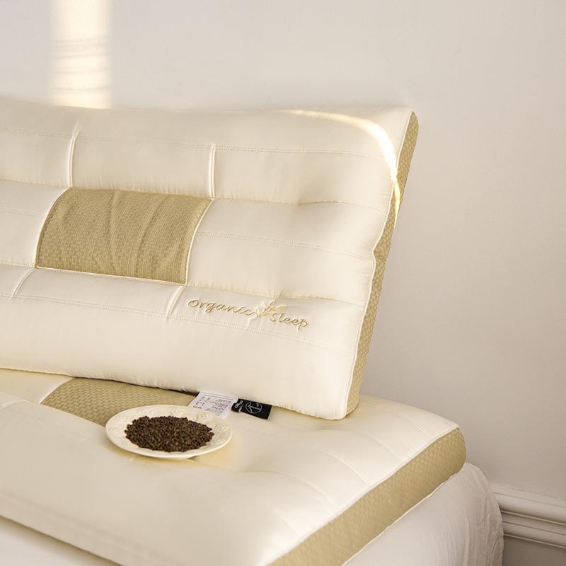 生人家用枕头枕芯乳胶决明子护颈枕睡成眠吸湿透气一助对装UEG学