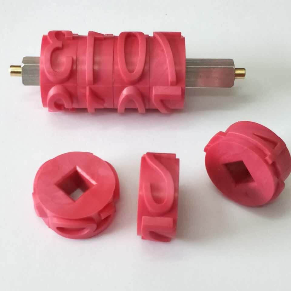 深圳防滚BC01动印章墨印油码水厂家纸箱串货滚章手持滚器滚筒印章