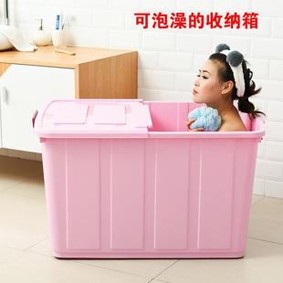 特加大号收0纳箱料35l170l28塑0l升整理见描述箱厚衣服被子储物箱