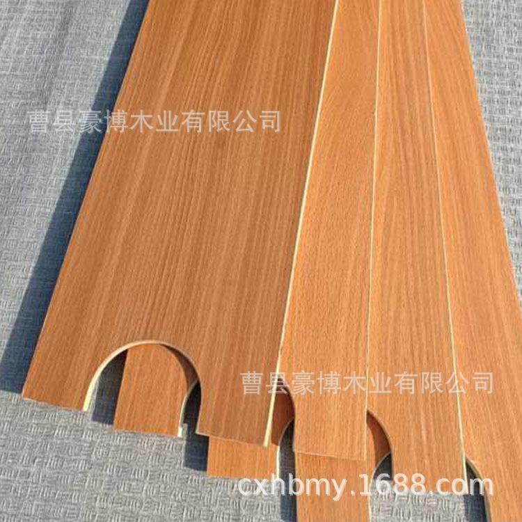 现货贴板异形杨贴面板床板条杨木排骨条木婴儿龙W520骨架胶纸合板