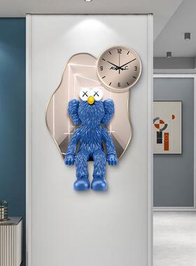 意钟表挂钟客厅现高代简约大气表挂LTU2墙025新款轻奢档时钟创壁