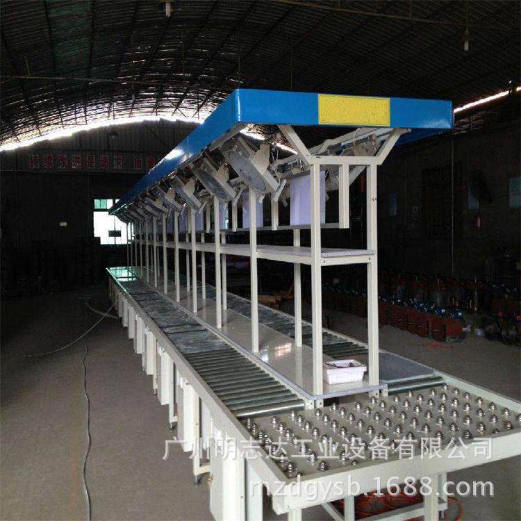 自动化滚筒流水线|0度180度9弯滚筒输送EVA机钢|动力链轮不锈转生