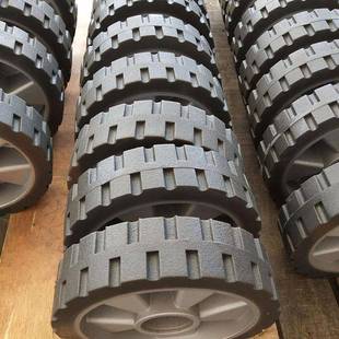 厂洗地机聚氨酯防滑轮200X酯50万向家耐轮聚无品牌 氨防滑超磨推