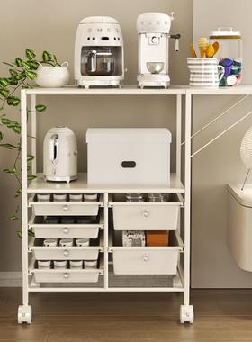 厨房微波炉置OGY物餐夹缝推车落备地多架功能收移纳动餐边柜工厂