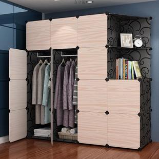 简衣柜出租房室EBI组装 电商 家用布衣橱新货易架衣服收卧纳柜子款