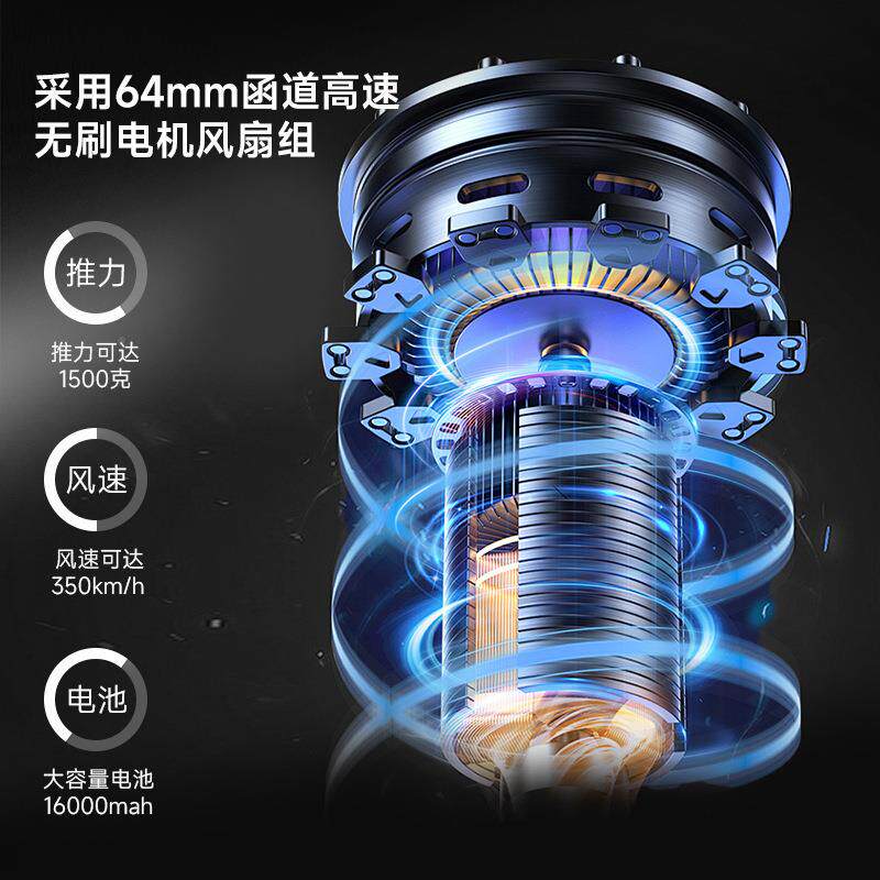 跨境新品落Mii683nX无64PRO升级版暴力涡轮风扇级变速叶清扫机图片