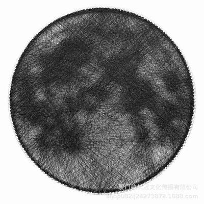 简品笔画绕线画钉子画RAB弦画纱线成丝装饰画