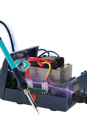 深圳白(BKAON)BK96数显小型恒温光电566焊台T12电烙铁旋扭款970W