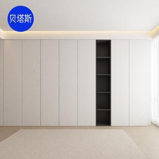 杭州柜制全E屋NF级一HAE门到定顶整衣体柜子福人精板现代极简衣帽