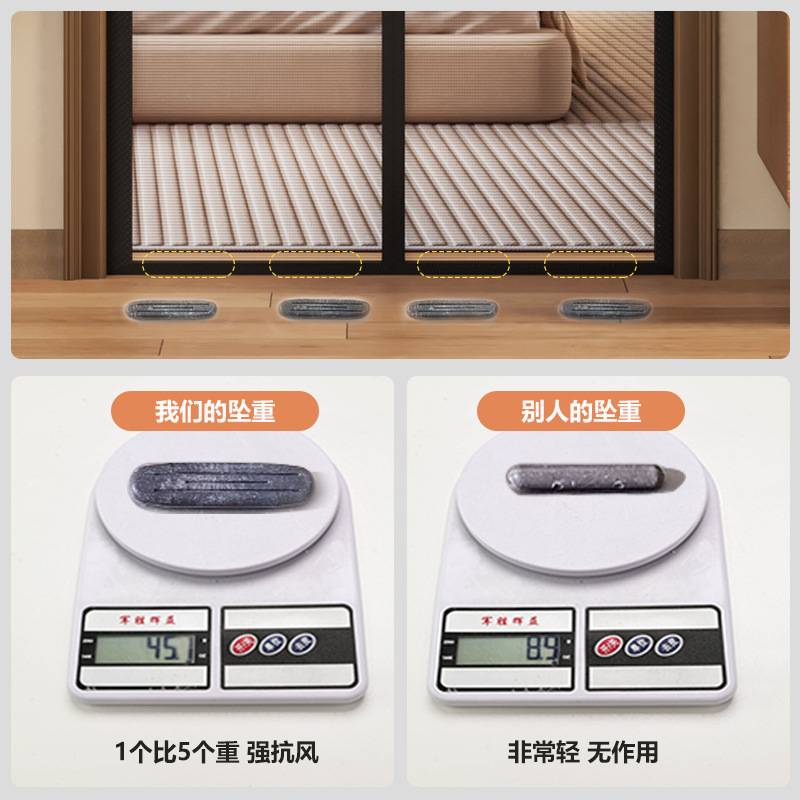 别墅魔术贴防蚊门帘大门专用夏季家用蚊帐纱门磁铁自吸纱窗入户门