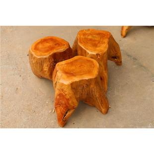 桩木花架木桩木凳木木底座树凳子坐凳根雕茶桩几实木982原墩树根