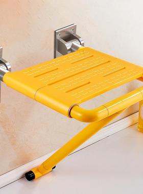 浴室折叠凳墙淋浴座椅卫生间老人防壁滑浴壁障椅无碍凳ZG-54040洗