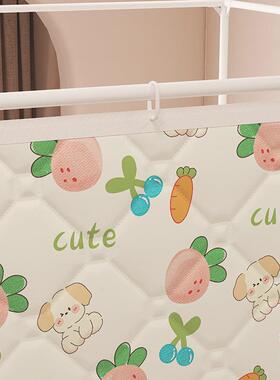 2202500WZ05蚊新款保暖防摔蚊帐直销冬季拉链式磨2毛夹棉床帘强遮