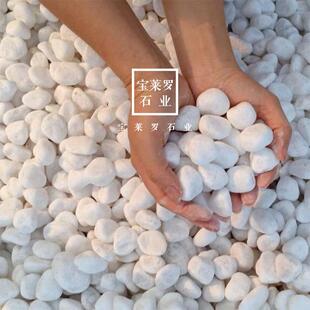 质品之选 汉白白玉景观鹅卵石润光608滑尺寸方正匀称